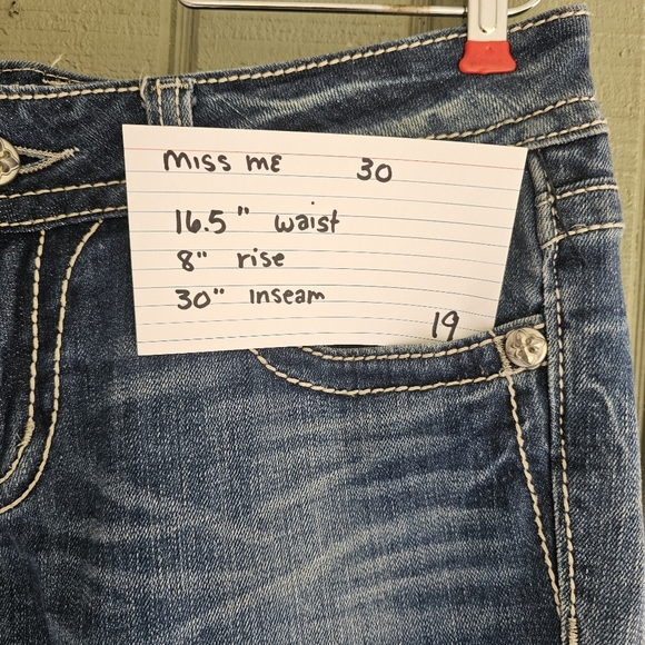 Miss Me boot cut indie 30 western jeans - Picture 11 of 13